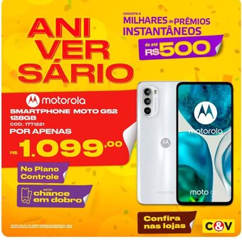 Casa e Vídeo Motorola SMARTPHONE MOTO G52 128GB oferta