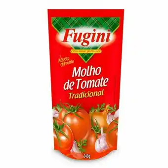 Giga Atacado Molho de tomate fugini sachê 340g oferta