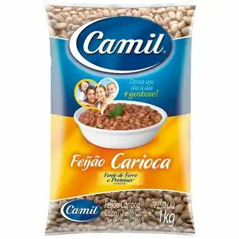 Giga Atacado Feijão carioca tipo 1 camil 1kg oferta