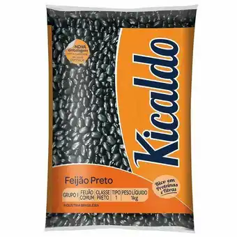 Feijão preto tipo 1 kicaldo 1kg