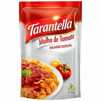 Giga Atacado Molho de tomate tarantella sachê 340g oferta