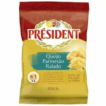 Giga Atacado Queijo parmesão ralado président 50g oferta