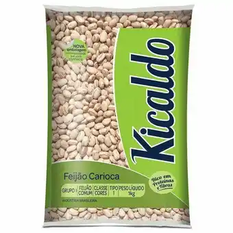 Giga Atacado Feijão carioca tipo 1 kicaldo 1kg oferta