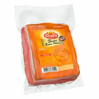 Giga Atacado Bacon em pedaços seara kg oferta