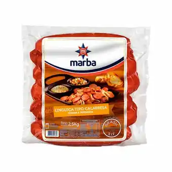 Linguiça calabresa defumada marba 2,5 kg