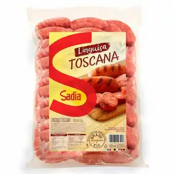 Giga Atacado Linguiça suína toscana sadia 5kg oferta