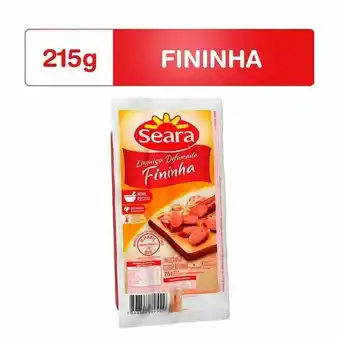 Giga Atacado Linguiça fininha de frango defumada seara 215g oferta