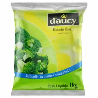 Brócolis congelado daucy florete 1kg