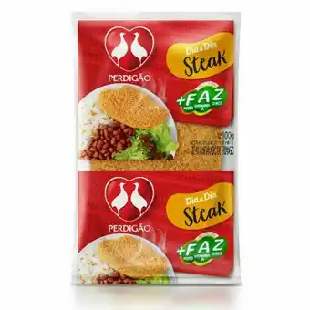 Steak de frango congelado perdigão 100g