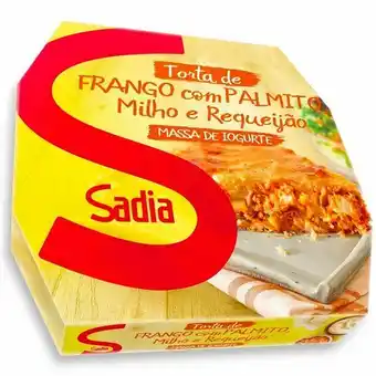Giga Atacado Torta de frango com palmito, milho e requeijão sadia 500g oferta
