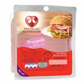 Giga Atacado Presunto fatiado perdigão 200g oferta