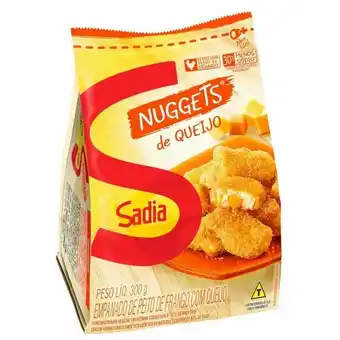 Giga Atacado Nuggets de frango e queijo sadia 300g oferta