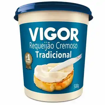 Giga Atacado Requeijão tradicional vigor 500g oferta