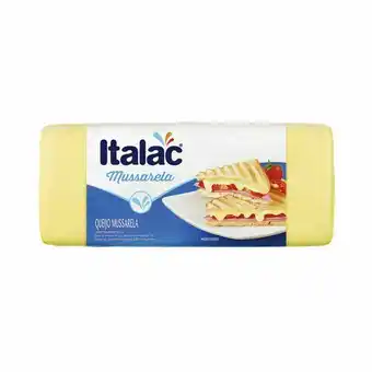 Giga Atacado Queijo mussarela italac kg oferta