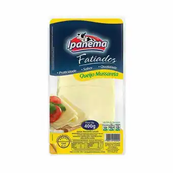 Giga Atacado Queijo mussarela ipanema fatiado 400g oferta