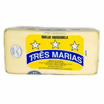 Giga Atacado Queijo mussarela três marias oferta