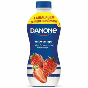 Iogurte tamanho família sabor morango danone 1,35kg