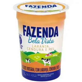 Giga Atacado Iogurte natural sabor laranja, cenoura e mel bela vista 170g oferta