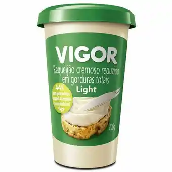 Giga Atacado Requeijão light vigor 200g oferta