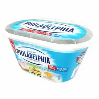Giga Atacado Queijo cream cheese light philadelphia 300g oferta