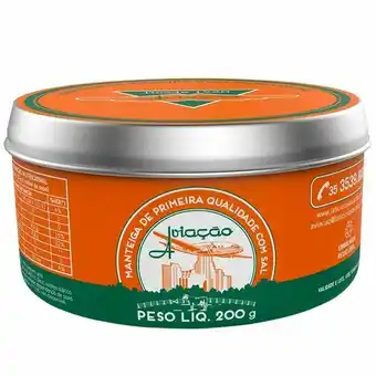 Manteiga com sal aviação lata 200g