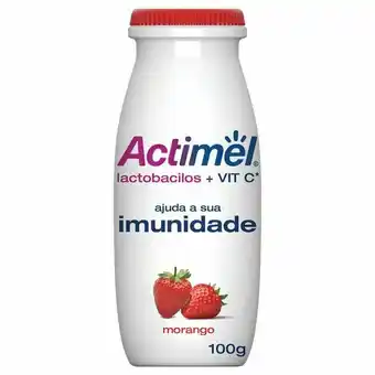 Giga Atacado Leite fermentado morango actimel 100g oferta