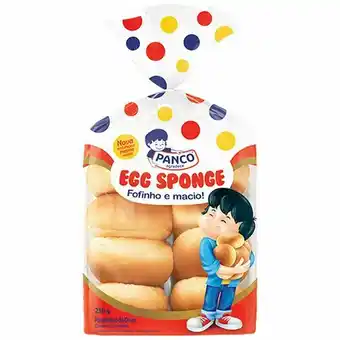 Pão sponge egg panco 250g com 10 unidades
