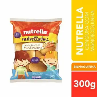 Bisnaga cenoura com mandioquinha nutrella 300g