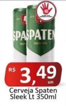 Cerveja Spaten Sleek Lt 350ml