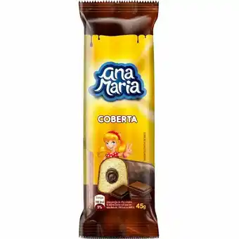 Giga Atacado Bolo com cobertura de chocolate ana maria 45g oferta