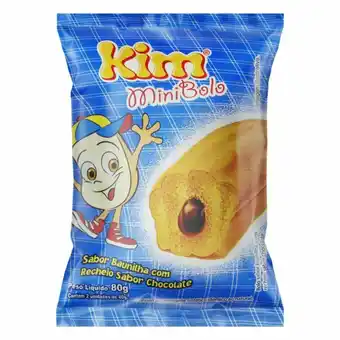 Giga Atacado Bolo kim sabor baunilha com chocolate 80g oferta