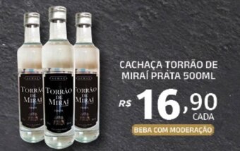 Bahamas Mix CACHAÇA TORRÃO DE MIRAÍ PRATA 500ML oferta