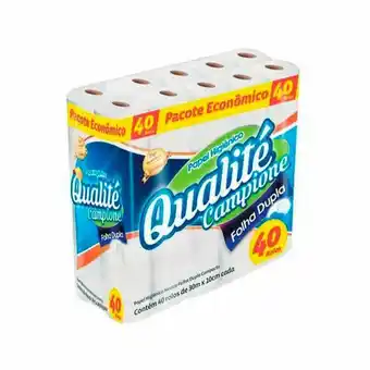 Giga Atacado Papel higiênico folha dupla qualité - 40 unidades oferta
