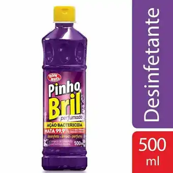 Giga Atacado Desinfetante pinho bril campo lavanda 500ml oferta