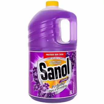 Giga Atacado Desinfetante lavanda sanol 5l oferta