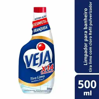Refil veja banheiro x-14 tira limo 500ml