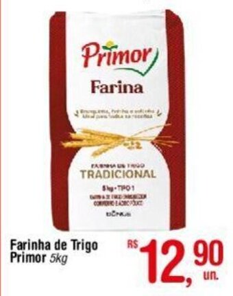 Fort Atacadista Farinha de Trigo Primor 5kg oferta