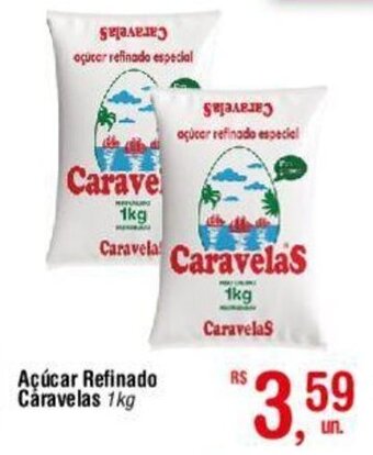 Fort Atacadista Açúcar Refinado Caravelas 1kg oferta