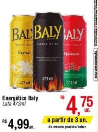Fort Atacadista Energético Baly Lata 473ml oferta