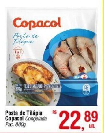 Fort Atacadista Posta de tilápia Copacol congelada Pac. 800g oferta