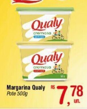 Fort Atacadista Margarina Qualy Pote 500g oferta