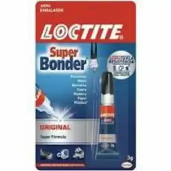 Cola super bonder loctite 3g