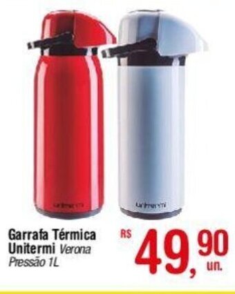 Fort Atacadista Garrafa Térmica Unitermi Pressão 1L oferta