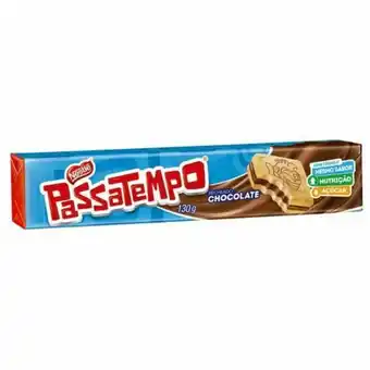 Biscoito passatempo recheado 130g chocolate