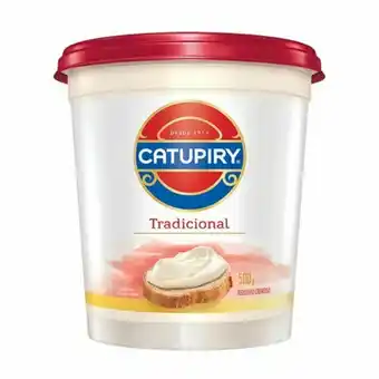 Requeijão cremoso catupiry tradicional pote 500g
