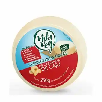 Queijo minas padrão castanha de caju vida veg 200g