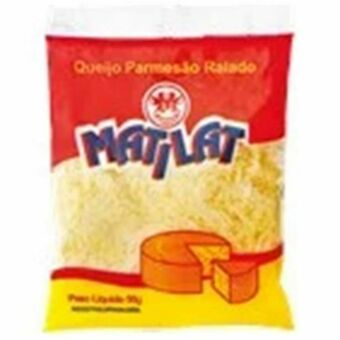 Queijo ralado matilat parmetto embalagem 40g