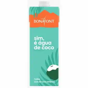 Violeta Supermercados Água de coco bonafont 1 litro oferta