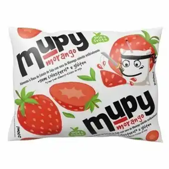 Bebida de soja mupy morango saquinho 200ml