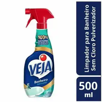 Limpador pulverizador veja banheiro sem cloro 500ml